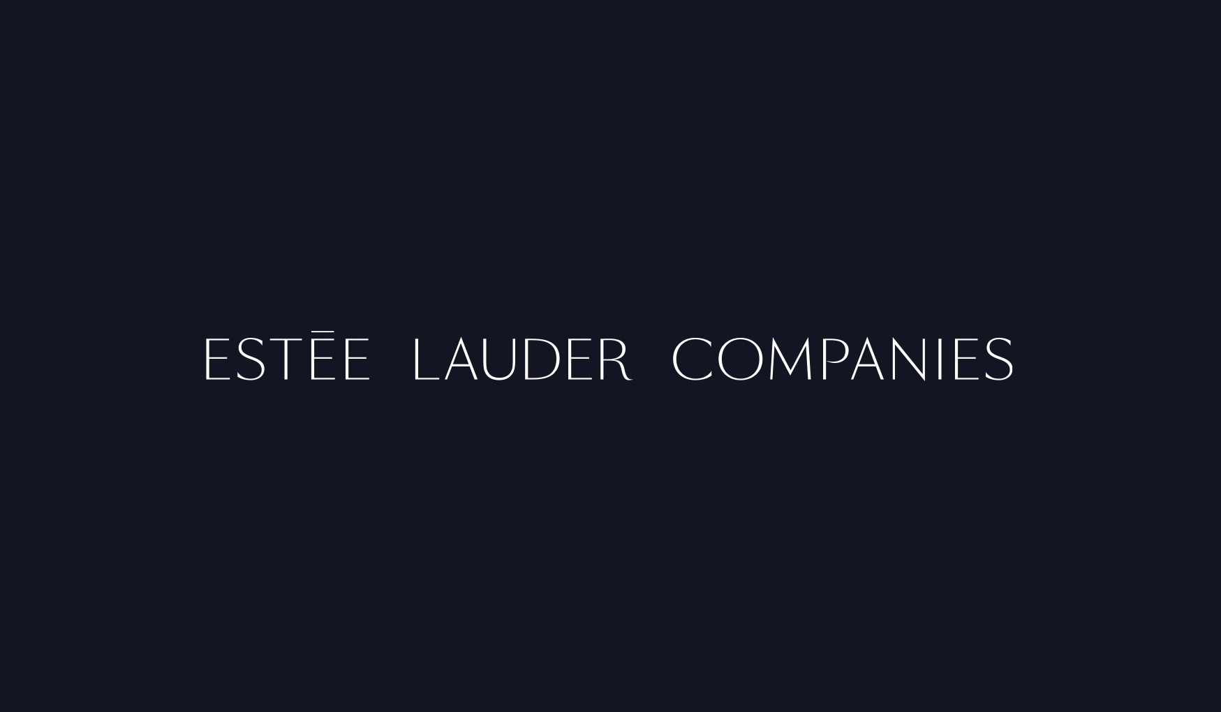 Estée Lauder Companies new logo design